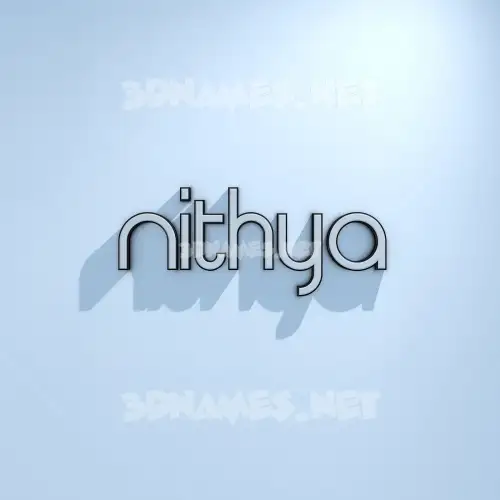 nithya in White Logo Cold style - 3D name wallpaper nithya in White Logo Cold style - 3D name wallpaper