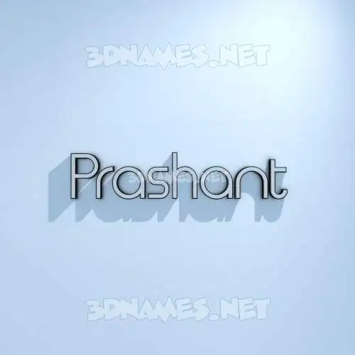 prashant in White Logo Cold style - 3D name wallpaper