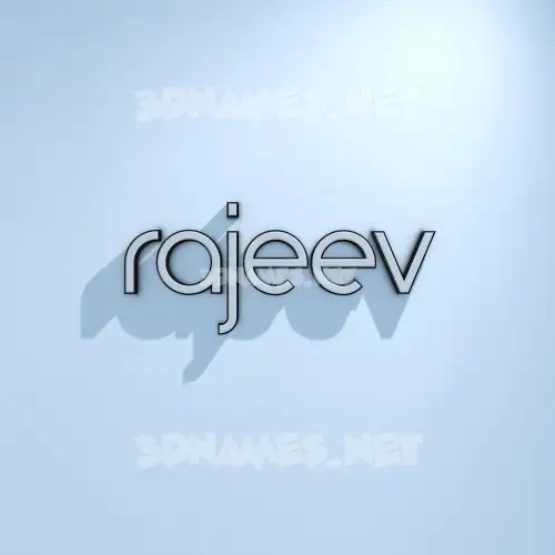 rajeev in White Logo Cold style - 3D name wallpaper