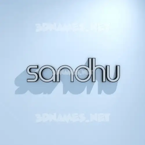 sandhu in White Logo Cold style - 3D name wallpaper sandhu in White Logo Cold style - 3D name wallpaper