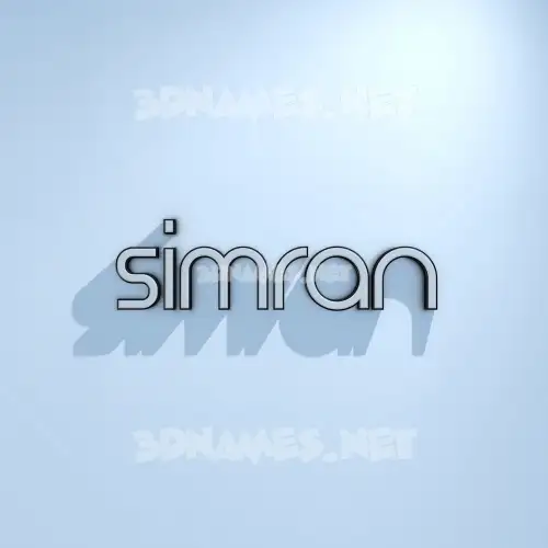 simran in White Logo Cold style - 3D name wallpaper simran in White Logo Cold style - 3D name wallpaper