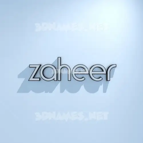 zaheer in White Logo Cold style - 3D name wallpaper zaheer in White Logo Cold style - 3D name wallpaper