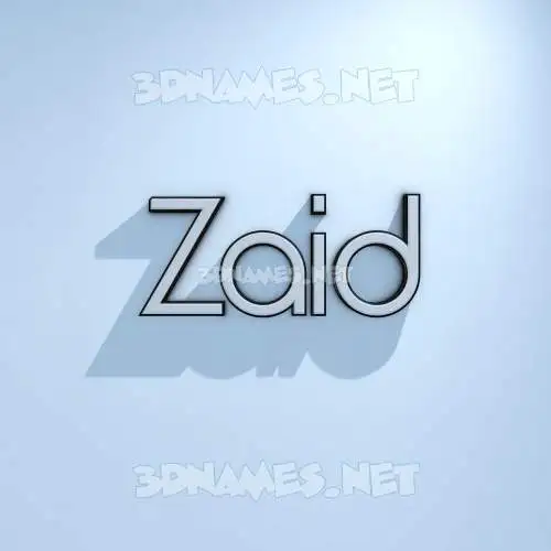 zaid in White Logo Cold style - 3D name wallpaper zaid in White Logo Cold style - 3D name wallpaper