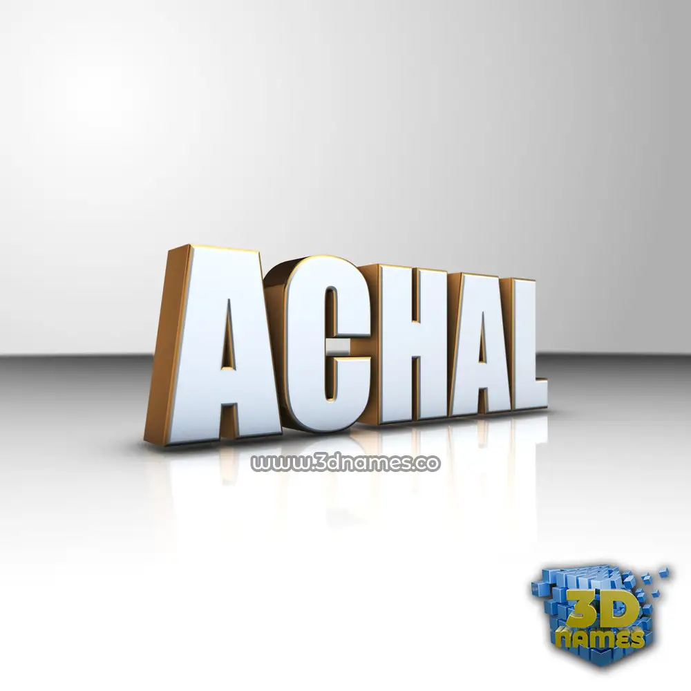 achal in White'n'Gold style - 3D name wallpaper achal in White'n'Gold style - 3D name wallpaper