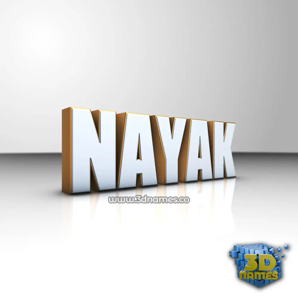 nayak in White'n'Gold style - 3D name wallpaper nayak in White'n'Gold style - 3D name wallpaper