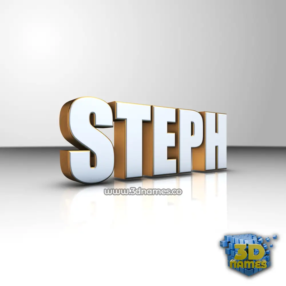 steph in White'n'Gold style - 3D name wallpaper steph in White'n'Gold style - 3D name wallpaper