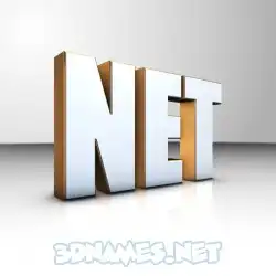 net in White'n'Gold style - 3D name wallpaper