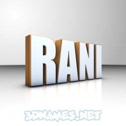 48 3d Names For Rani