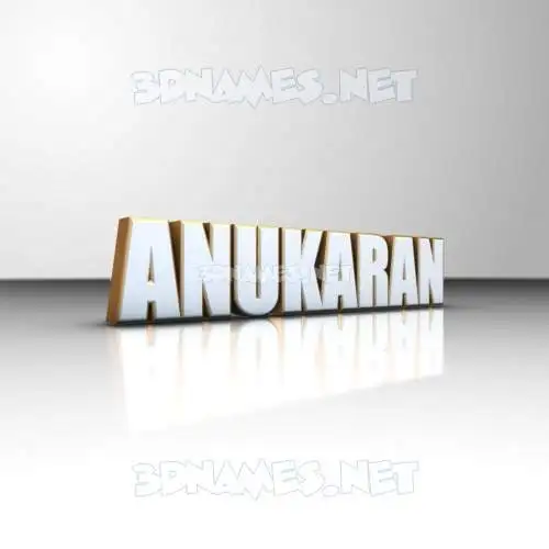 anukaran in White'n'Gold style - 3D name wallpaper anukaran in White'n'Gold style - 3D name wallpaper