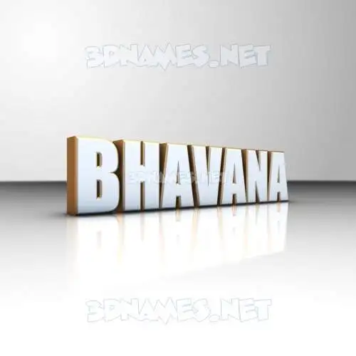 bhavana in White'n'Gold style - 3D name wallpaper bhavana in White'n'Gold style - 3D name wallpaper