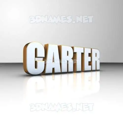 carter in White'n'Gold style - 3D name wallpaper carter in White'n'Gold style - 3D name wallpaper