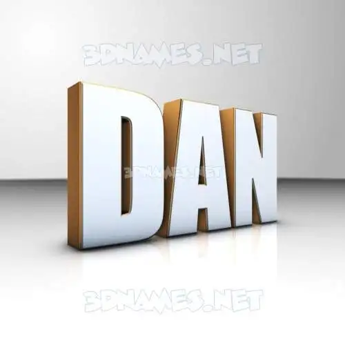 dan in White'n'Gold style - 3D name wallpaper dan in White'n'Gold style - 3D name wallpaper