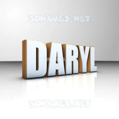 daryl in White'n'Gold style - 3D name wallpaper daryl in White'n'Gold style - 3D name wallpaper
