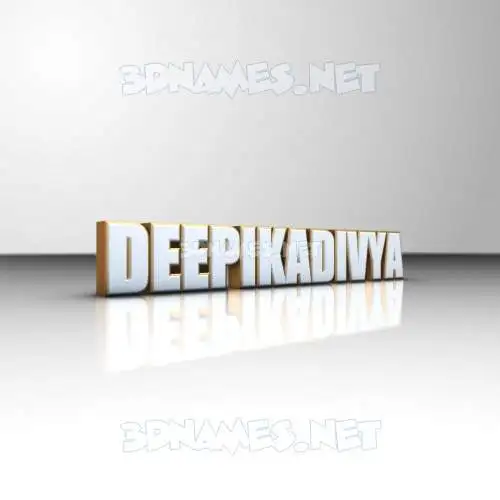 deepikadivya in White'n'Gold style - 3D name wallpaper deepikadivya in White'n'Gold style - 3D name wallpaper