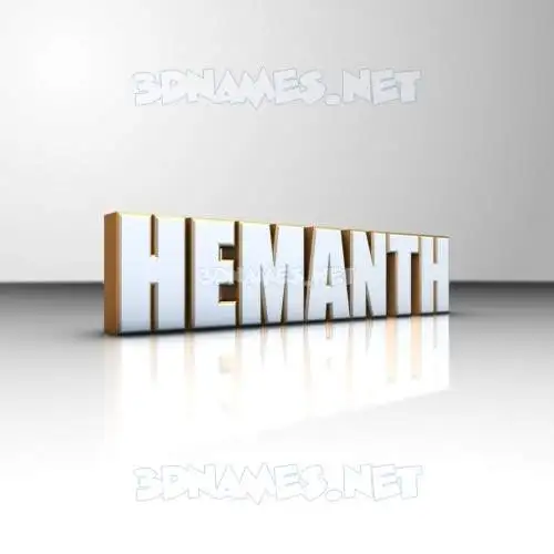 hemanth in White'n'Gold style - 3D name wallpaper hemanth in White'n'Gold style - 3D name wallpaper