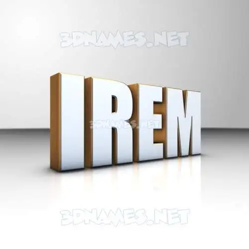irem in White'n'Gold style - 3D name wallpaper irem in White'n'Gold style - 3D name wallpaper