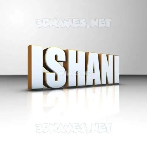 ishani in White'n'Gold style - 3D name wallpaper ishani in White'n'Gold style - 3D name wallpaper