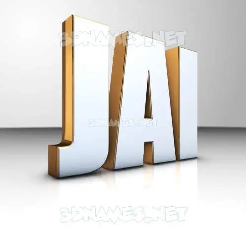 jai in White'n'Gold style - 3D name wallpaper jai in White'n'Gold style - 3D name wallpaper