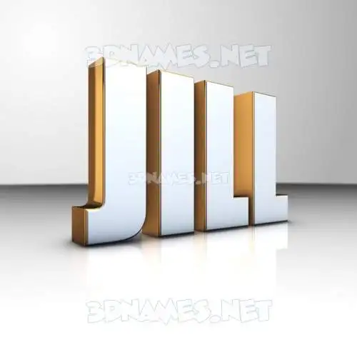 jill in White'n'Gold style - 3D name wallpaper jill in White'n'Gold style - 3D name wallpaper