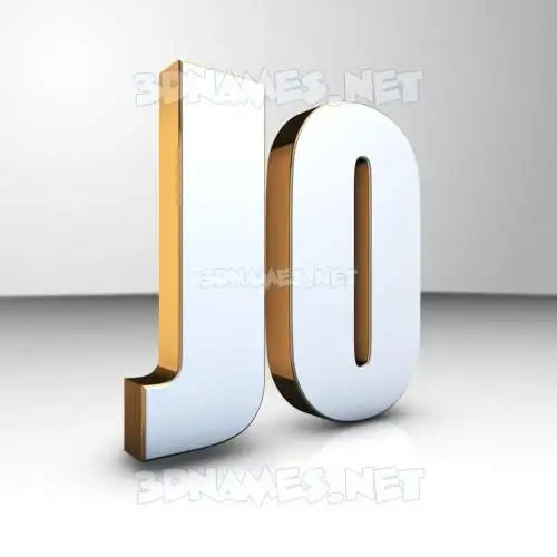 jo in White'n'Gold style - 3D name wallpaper jo in White'n'Gold style - 3D name wallpaper
