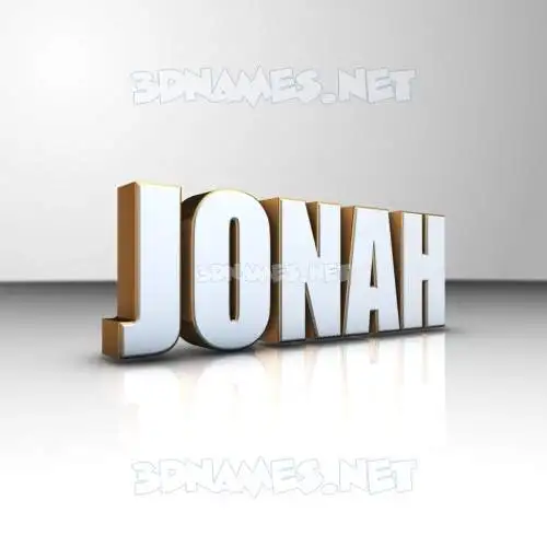 jonah in White'n'Gold style - 3D name wallpaper jonah in White'n'Gold style - 3D name wallpaper