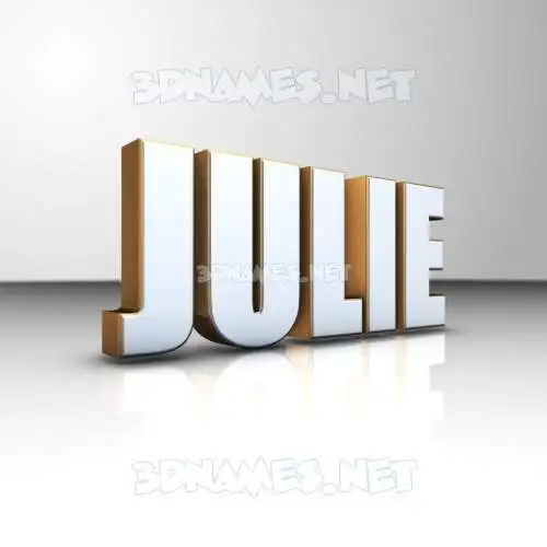 julie in White'n'Gold style - 3D name wallpaper julie in White'n'Gold style - 3D name wallpaper