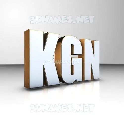 kgn in White'n'Gold style - 3D name wallpaper kgn in White'n'Gold style - 3D name wallpaper