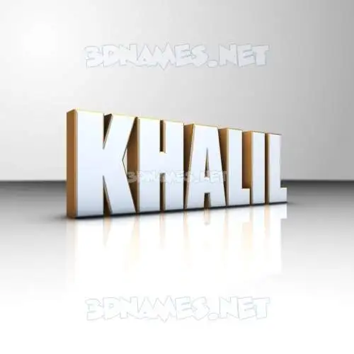 khalil in White'n'Gold style - 3D name wallpaper khalil in White'n'Gold style - 3D name wallpaper