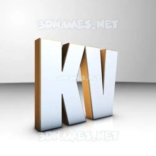kv in White'n'Gold style - 3D name wallpaper kv in White'n'Gold style - 3D name wallpaper