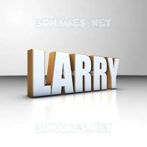 larry in White'n'Gold style - 3D name wallpaper larry in White'n'Gold style - 3D name wallpaper