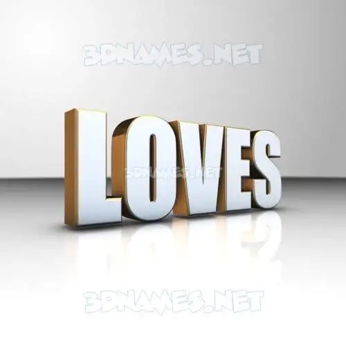 loves in White'n'Gold style - 3D name wallpaper loves in White'n'Gold style - 3D name wallpaper