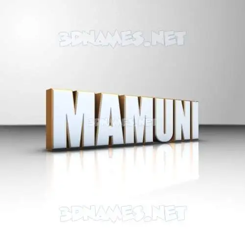mamuni in White'n'Gold style - 3D name wallpaper mamuni in White'n'Gold style - 3D name wallpaper