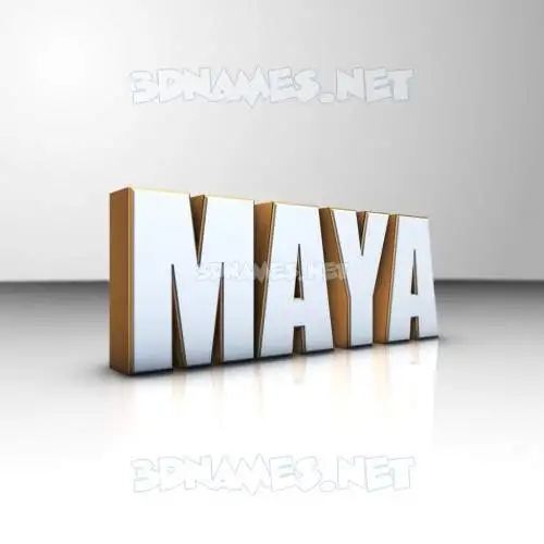 maya in White'n'Gold style - 3D name wallpaper maya in White'n'Gold style - 3D name wallpaper