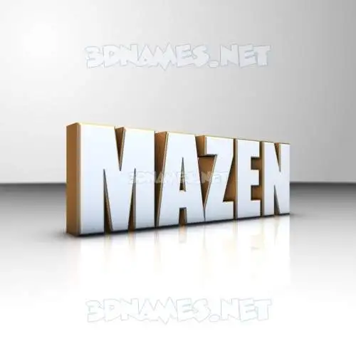 mazen in White'n'Gold style - 3D name wallpaper mazen in White'n'Gold style - 3D name wallpaper