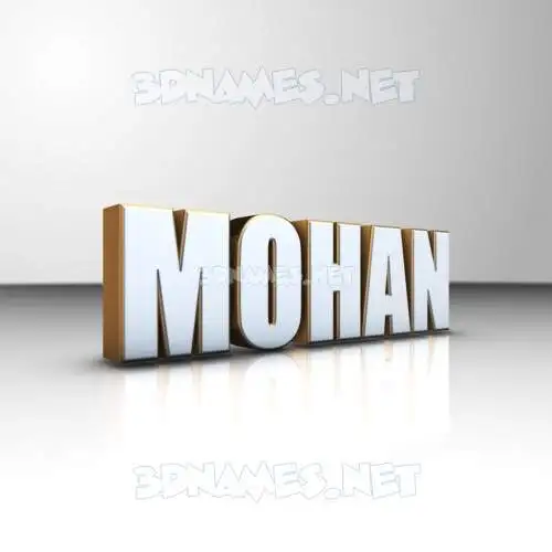 mohan in White'n'Gold style - 3D name wallpaper mohan in White'n'Gold style - 3D name wallpaper