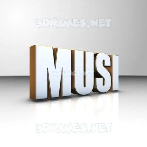 musi in White'n'Gold style - 3D name wallpaper musi in White'n'Gold style - 3D name wallpaper