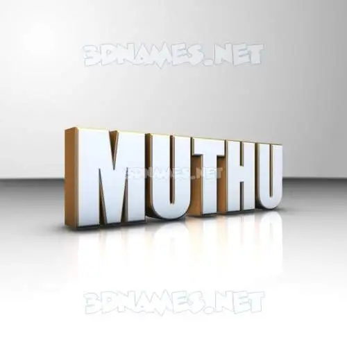 muthu in White'n'Gold style - 3D name wallpaper muthu in White'n'Gold style - 3D name wallpaper