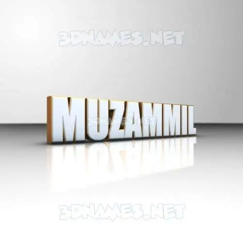 muzammil in White'n'Gold style - 3D name wallpaper muzammil in White'n'Gold style - 3D name wallpaper