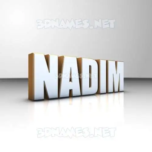 nadim in White'n'Gold style - 3D name wallpaper nadim in White'n'Gold style - 3D name wallpaper