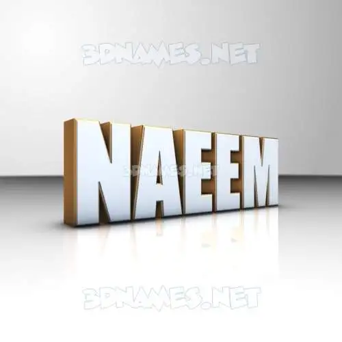 naeem in White'n'Gold style - 3D name wallpaper naeem in White'n'Gold style - 3D name wallpaper