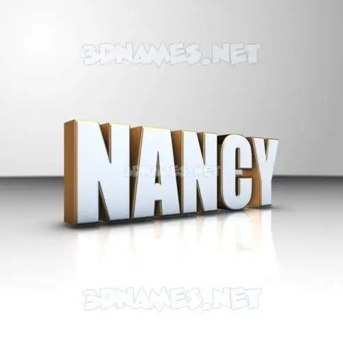 nancy in White'n'Gold style - 3D name wallpaper nancy in White'n'Gold style - 3D name wallpaper