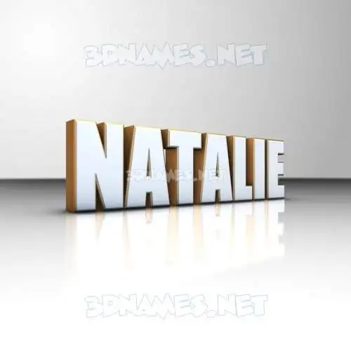 natalie in White'n'Gold style - 3D name wallpaper natalie in White'n'Gold style - 3D name wallpaper