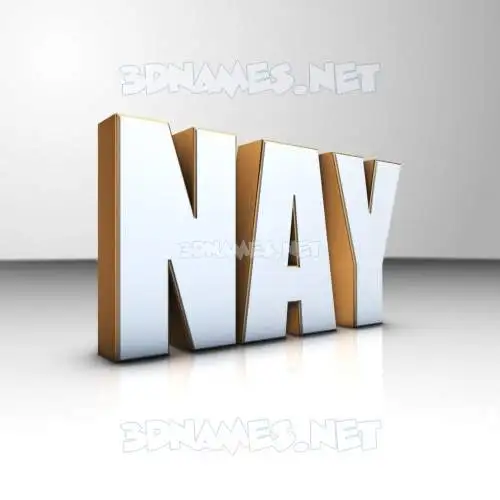 nay in White'n'Gold style - 3D name wallpaper nay in White'n'Gold style - 3D name wallpaper