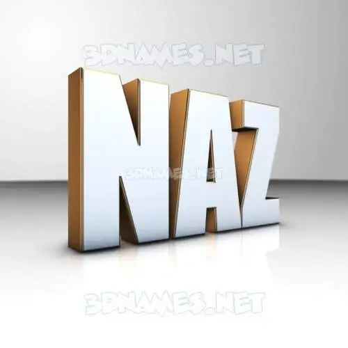 naz in White'n'Gold style - 3D name wallpaper naz in White'n'Gold style - 3D name wallpaper