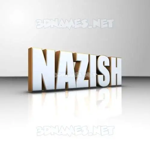 nazish in White'n'Gold style - 3D name wallpaper nazish in White'n'Gold style - 3D name wallpaper