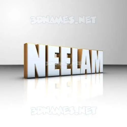 neelam in White'n'Gold style - 3D name wallpaper neelam in White'n'Gold style - 3D name wallpaper