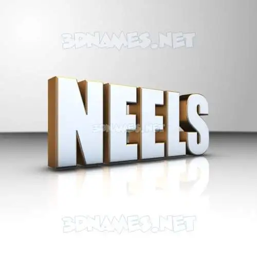 neels in White'n'Gold style - 3D name wallpaper neels in White'n'Gold style - 3D name wallpaper