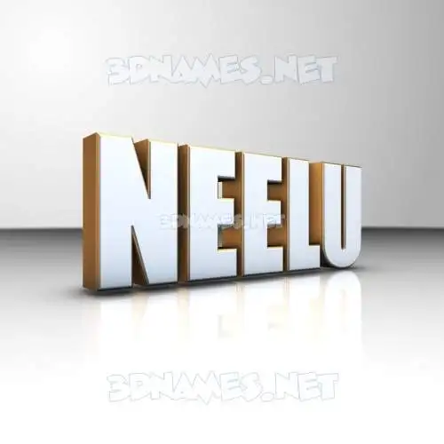 neelu in White'n'Gold style - 3D name wallpaper neelu in White'n'Gold style - 3D name wallpaper