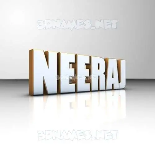 neeraj in White'n'Gold style - 3D name wallpaper neeraj in White'n'Gold style - 3D name wallpaper