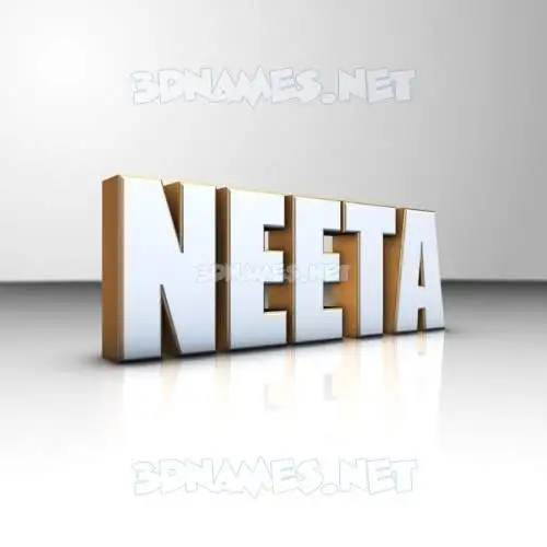 neeta in White'n'Gold style - 3D name wallpaper neeta in White'n'Gold style - 3D name wallpaper
